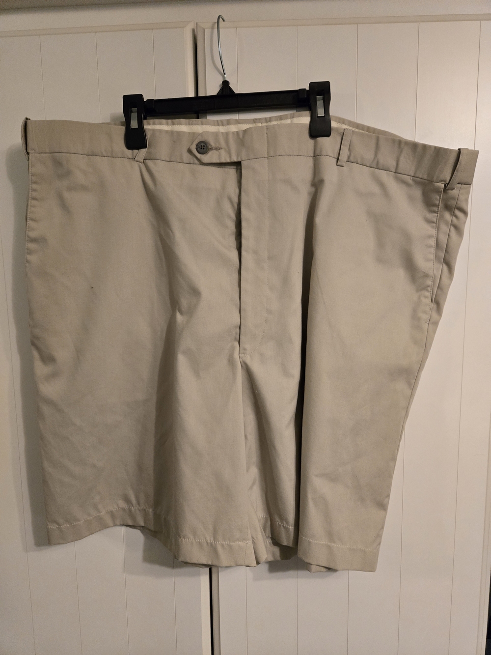 Palm Beach Men's Beige Classic Chino Shorts Size 46